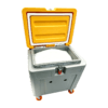 IC060 Dry Ice Cooler Loaded with Dry Ice IC060 Dry Ice Cooler Loaded with Dry Ice