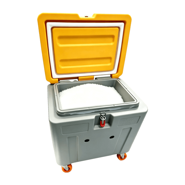 IC060 Dry Ice Cooler Loaded with Dry Ice IC060 Dry Ice Cooler Loaded with Dry Ice