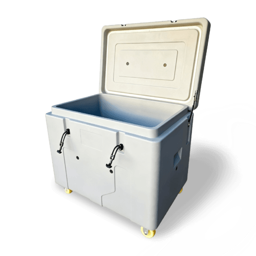 IC500 Dry Ice Cooler 45 Degrees Angle IC500 Dry Ice Cooler 45 Degrees Angle