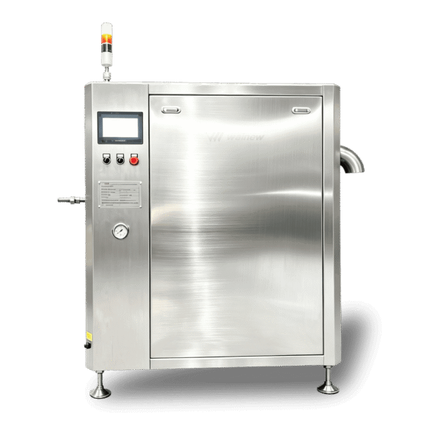 PM100 Pelletizer Front View with Wainew Logo