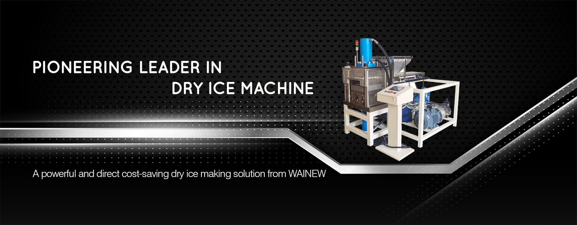 Dry Ice Block Reformer Banner